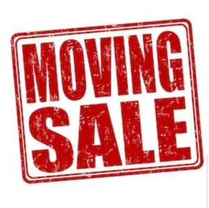 Moving sale! Everything must go!